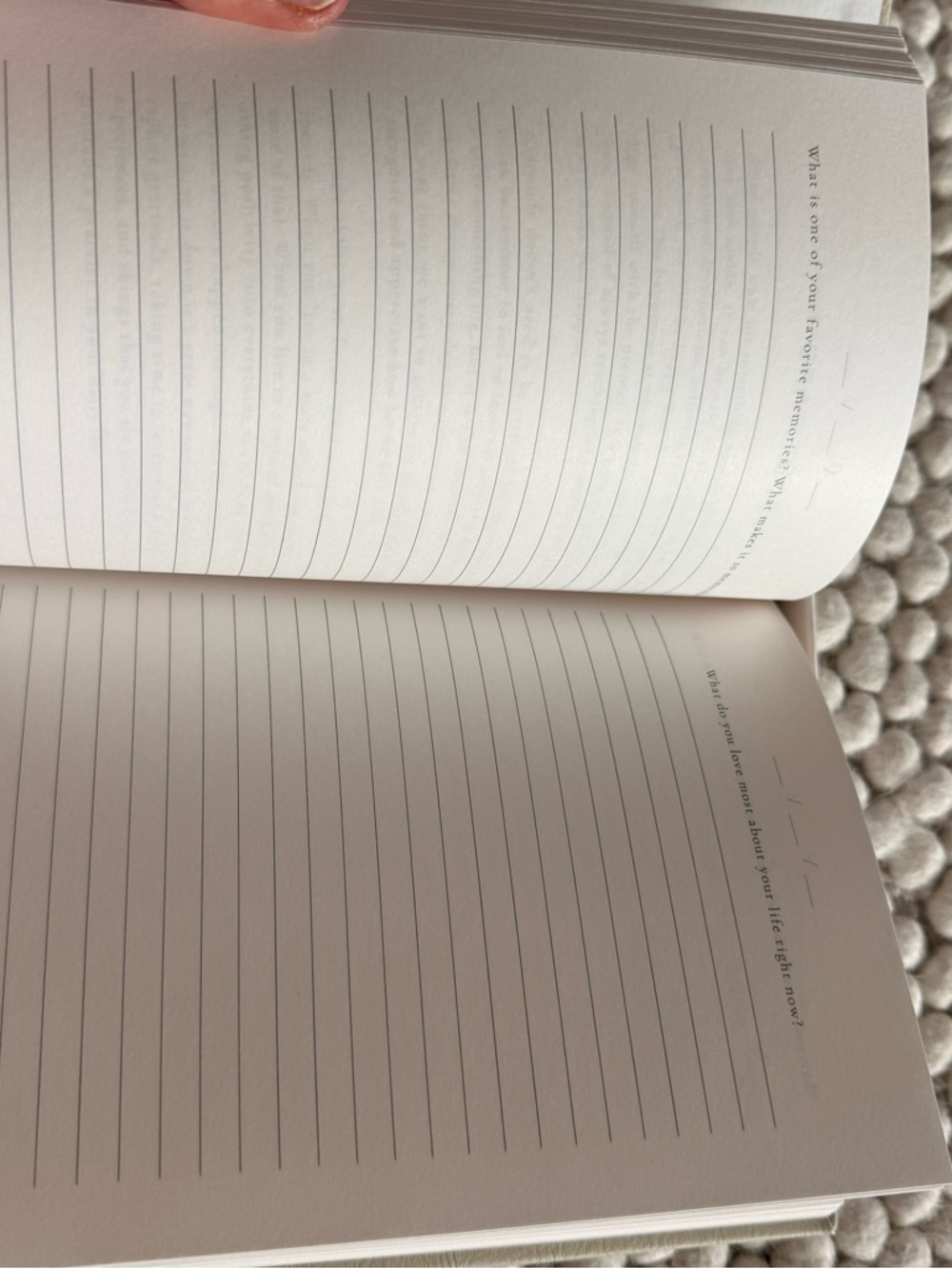 DIG DEEPER Leather Journal - Light Taupe - Picture 2 of 5